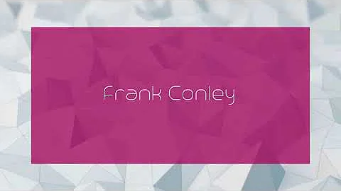 Frank Conley Photo 40