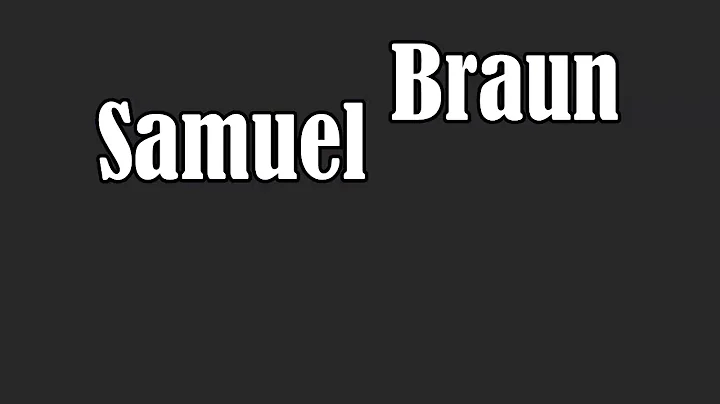 Samuel Braun Photo 20