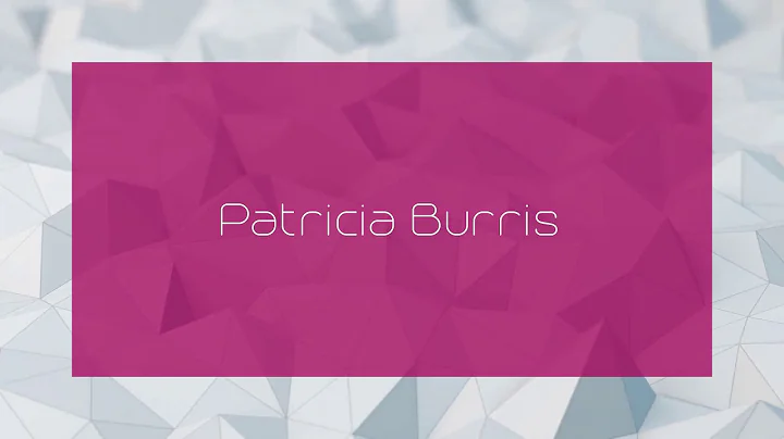 Patricia Burris Photo 23
