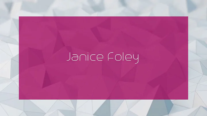 Janice Foley Photo 24