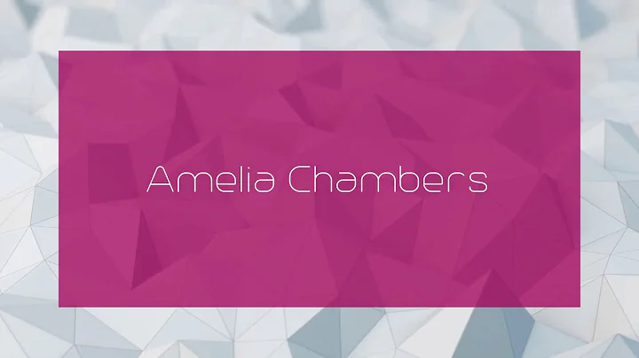 Amelia Chambers Photo 16
