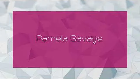 Pamela Savage Photo 31
