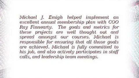 Michael Emigh Photo 20