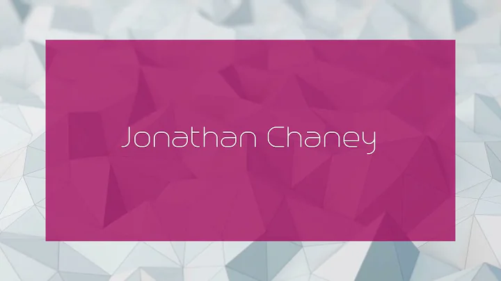 Jonathan Chaney Photo 25