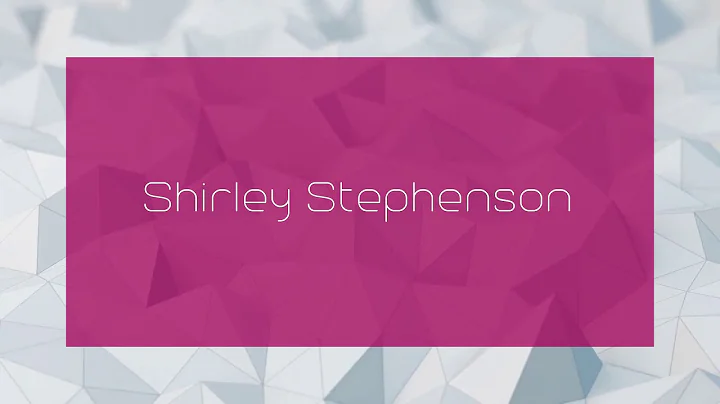 Shirley Stephenson Photo 26