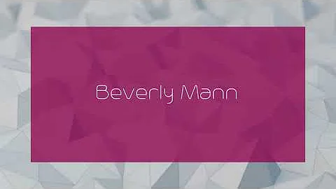 Beverly Mann Photo 22