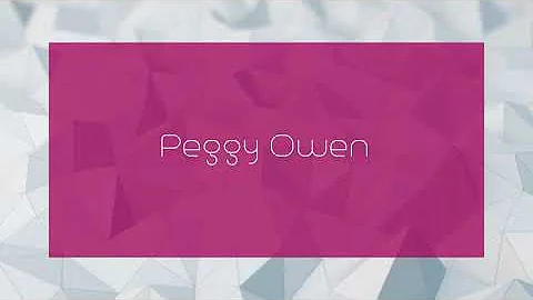 Peggy Owen Photo 35