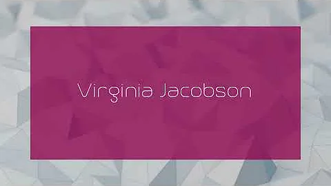 Virginia Jacobson Photo 16