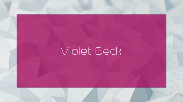 Violet Beck Photo 12