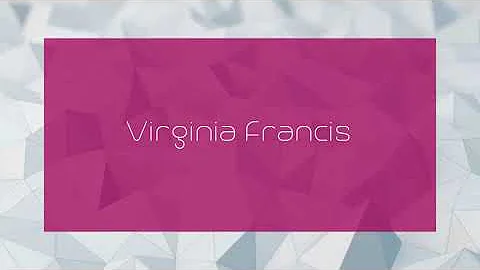 Virginia Francis Photo 32