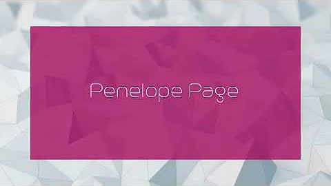 Penelope Page Photo 18