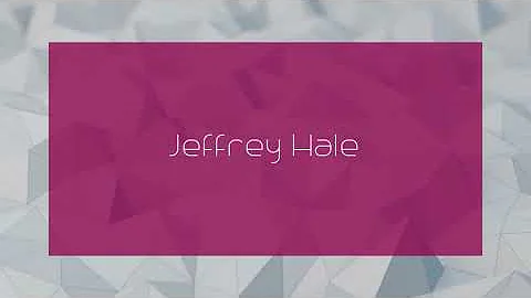 Jeffrey Hale Photo 21