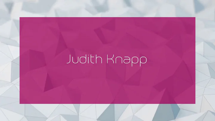 Judith Knapp Photo 22