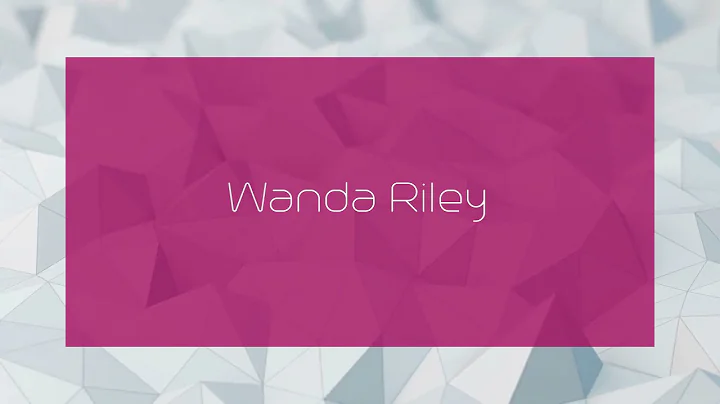 Wanda Riley Photo 25