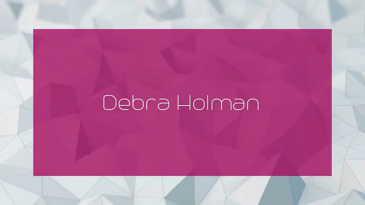 Debra Holman Photo 23