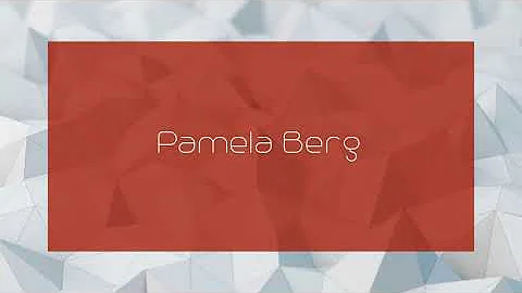 Pamela Berg Photo 33