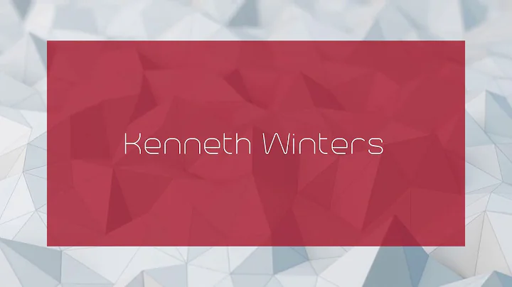 Kenneth Winters Photo 32