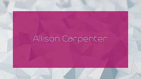 Allison Carpenter Photo 33