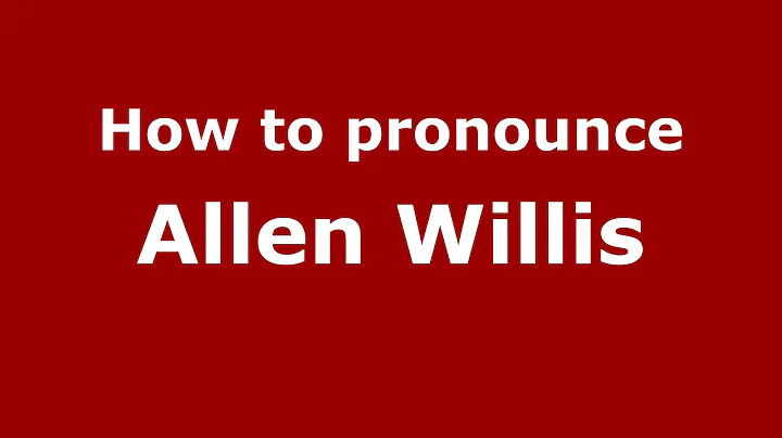 Allen Willis Photo 34