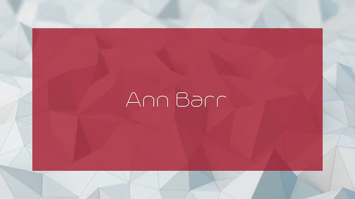 Ann Barr Photo 29