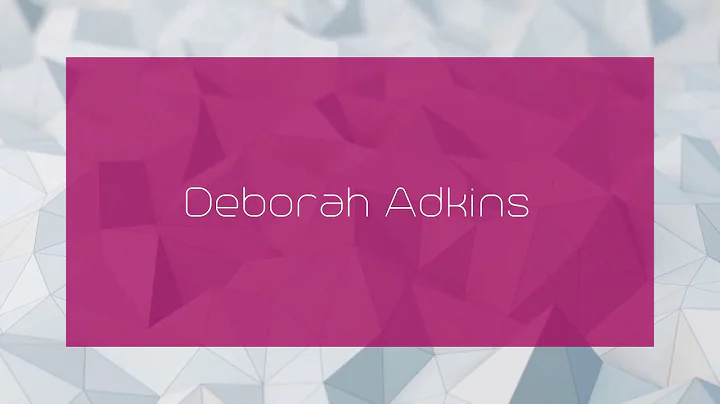 Deborah Adkins Photo 25
