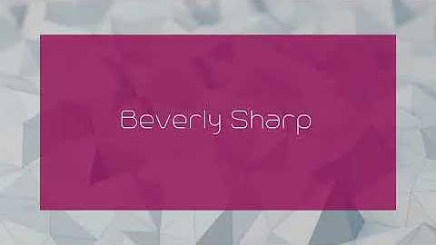 Beverly Sharp Photo 31