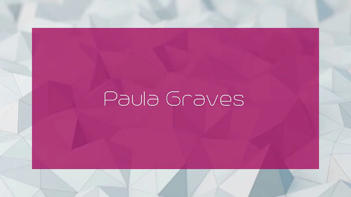 Paula Graves Photo 32