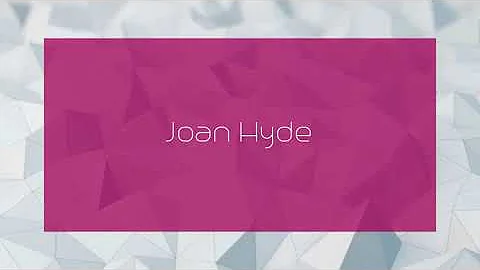 Joan Hyde Photo 31