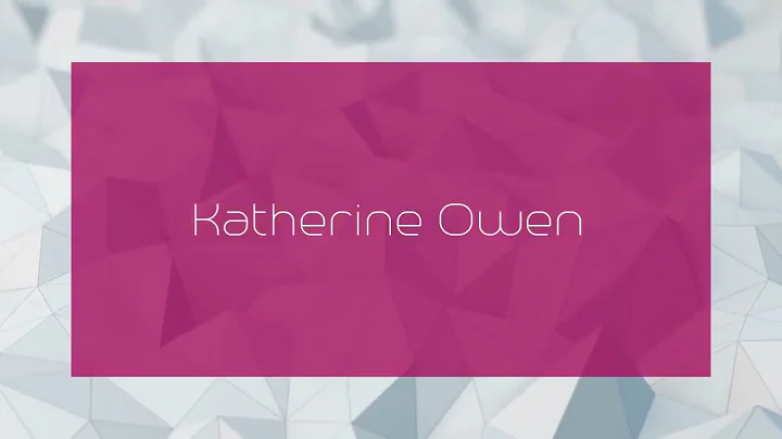Katherine Owen Photo 33