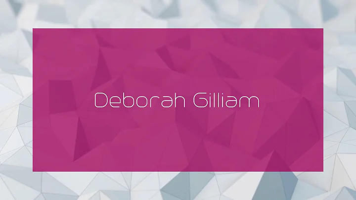 Deborah Gilliam Photo 21