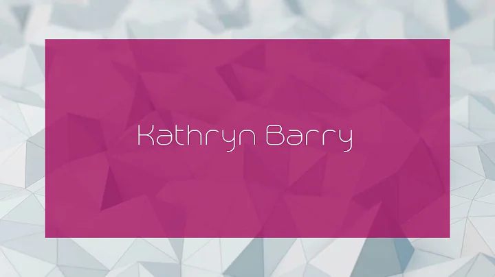 Kathryn Barry Photo 32