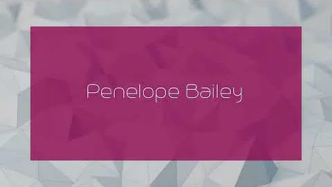 Penelope Bailey Photo 16