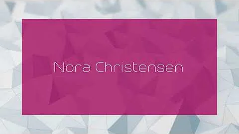 Nora Christensen Photo 17