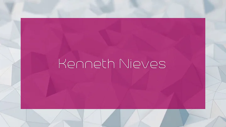 Kenneth Nieves Photo 25