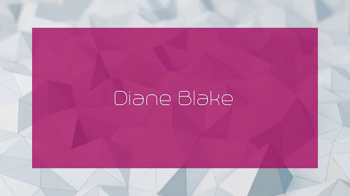Diane Blake Photo 32