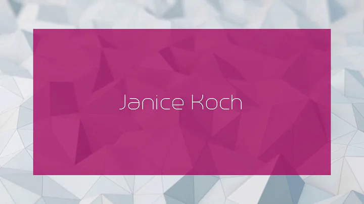 Janice Koch Photo 25