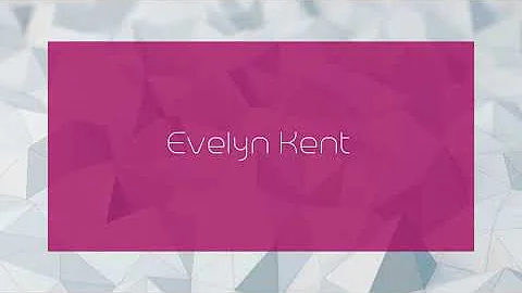 Evelyn Kent Photo 23