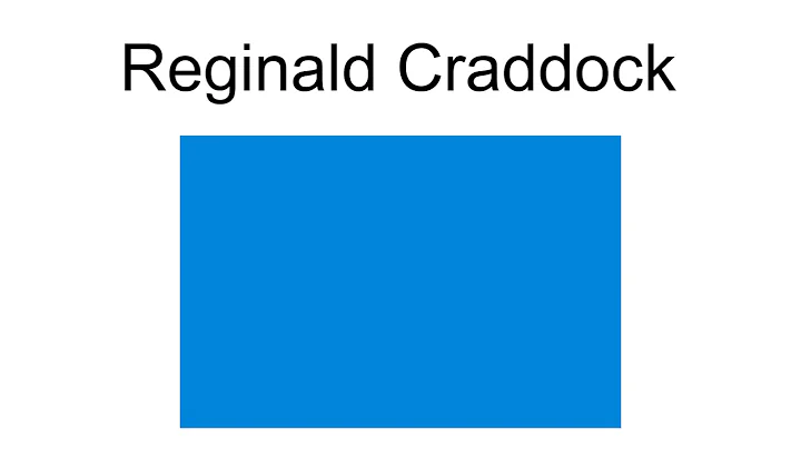 Reginald Craddock Photo 10