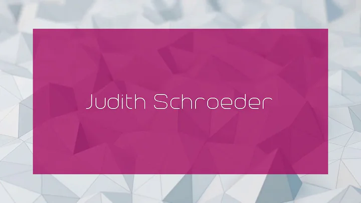 Judith Schroeder Photo 22