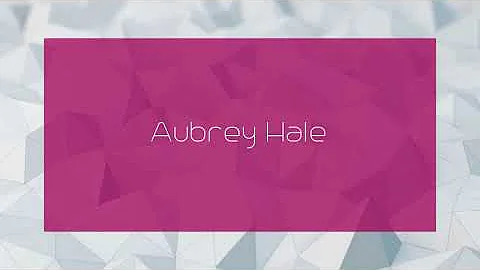 Aubrey Hale Photo 19
