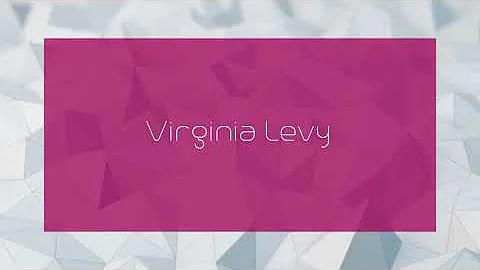 Virginia Levy Photo 14