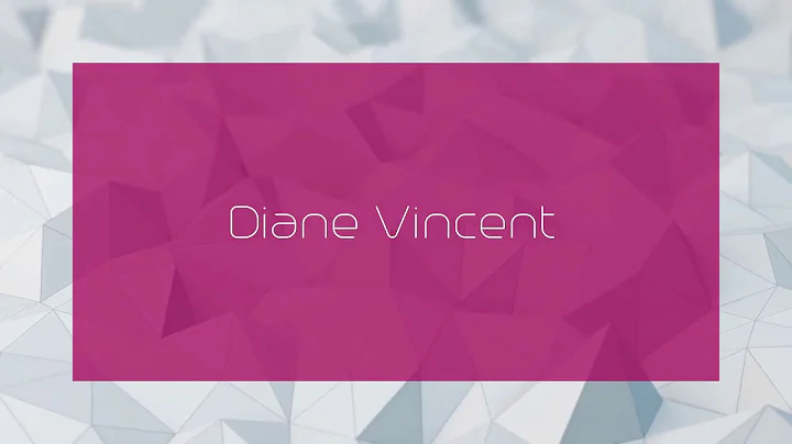 Diane Vincent Photo 31