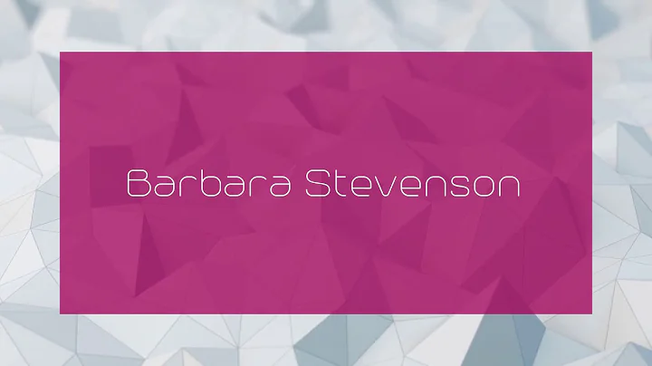 Barbara Stevenson Photo 38