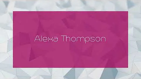Alexa Thompson Photo 29