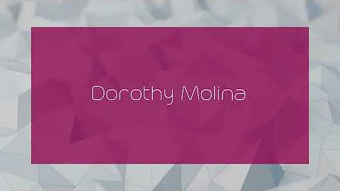 Dorothy Molina Photo 16
