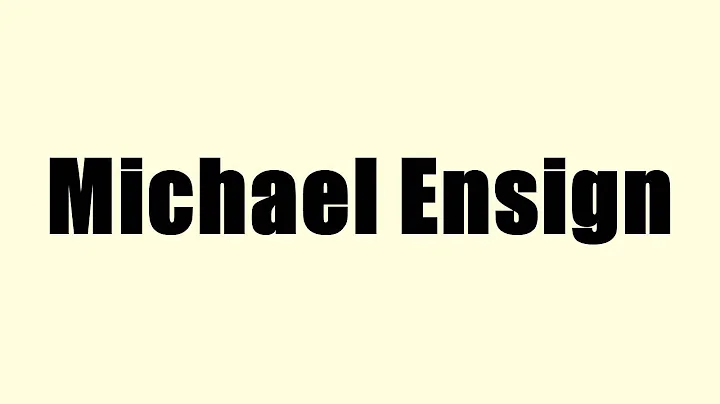 Michael Ensign Photo 26