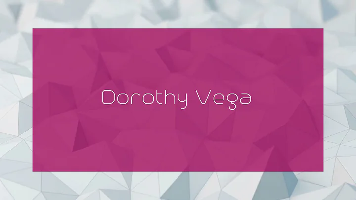 Dorothy Vega Photo 16