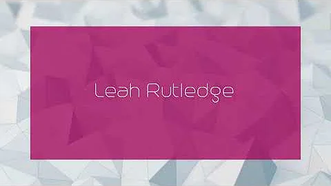 Leah Rutledge Photo 20