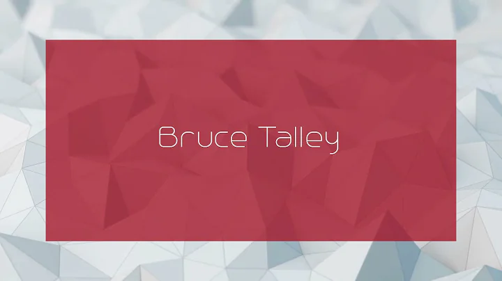 Bruce Talley Photo 32