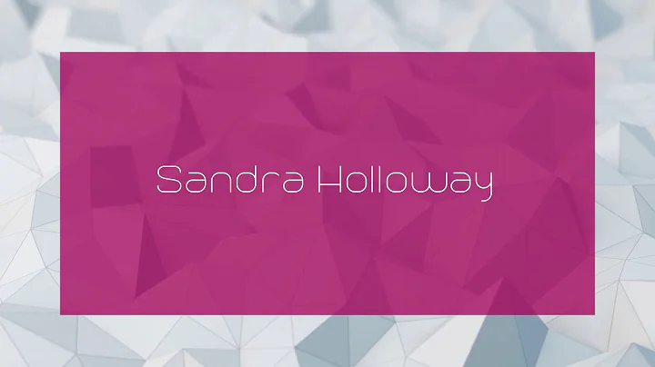 Sandra Holloway Photo 29